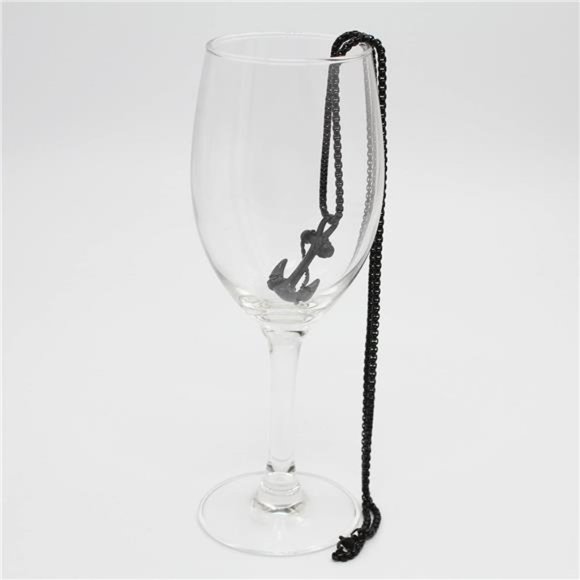 Lemu Jewelry Men's Nautical Anchor Necklace - Picture 5 of 7